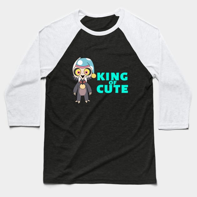 King - The Owl House Baseball T-Shirt by rentaire